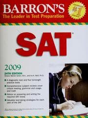 Tapa de Barron's SAT