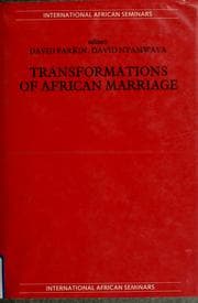 Tapa de Transformations of African marriage