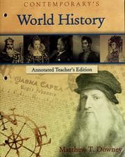 Tapa de Contemporary's world history
