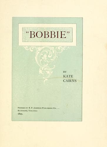 Tapa de "Bobbie"