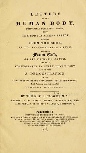Tapa de Letters on the human body