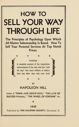 Tapa de How to sell your way through life