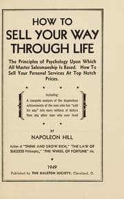 Tapa de How to sell your way through life