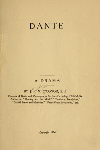 Tapa de Dante