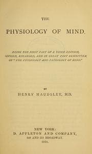 Tapa de The physiology of mind