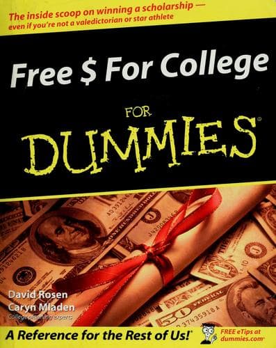 Tapa de Free $ for college for dummies