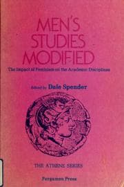 Tapa de Men's studies modified