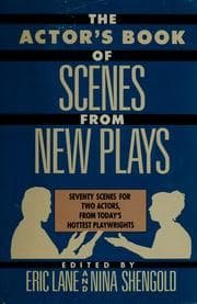 Tapa de The Actor's book of scenes from new plays