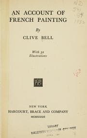 Tapa de An account of French painting