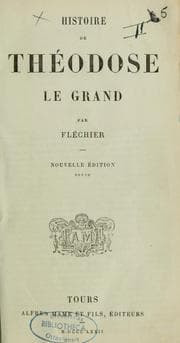 Tapa de Histoire de Théodose le Grand
