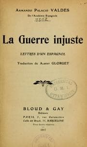 Tapa de La guerre injuste