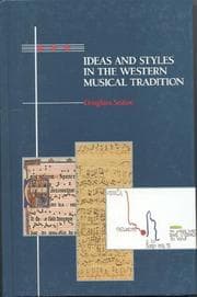 Tapa de Ideas and styles in the Western musical tradition