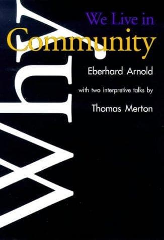Tapa de Why we live in community