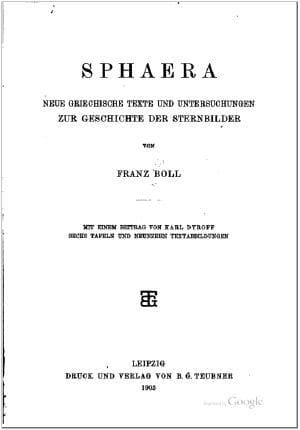 Tapa de Sphaera
