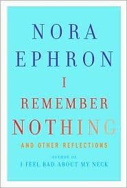 Tapa de I Remember Nothing and Other Reflections