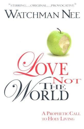 Tapa de Love Not the World