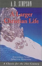 Tapa de A Larger Christian Life