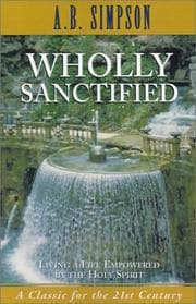 Tapa de Wholly sanctified