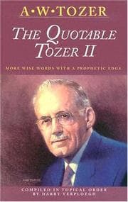Tapa de The Quotable Tozer II