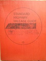 Tapa de Standard highway mileage guide
