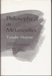 Tapa de Philosophy as metanoetics