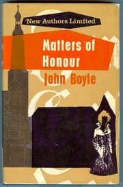 Tapa de Matter of honour
