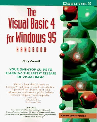 Tapa de The Visual Basic 4 for Windows 95 handbook