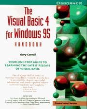 Tapa de The Visual Basic 4 for Windows 95 handbook