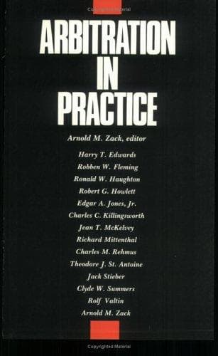 Tapa de Arbitration in practice