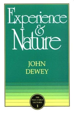 Tapa de Experience and Nature (Paul Carus Lectures