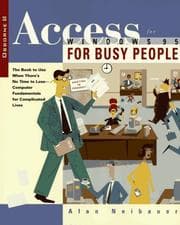 Tapa de Access for Windows 95 for busy people