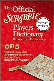 Tapa de The Official Scrabble Players Dictionary