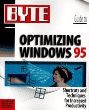 Tapa de BYTE guide to optimizing Windows 95