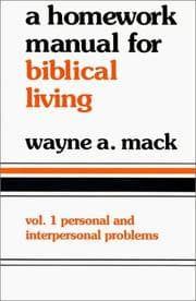 Tapa de Homework Manual for Biblical Living