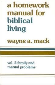Tapa de A Homework Manual for Biblical Counseling