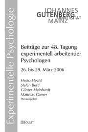 Tapa de Beiträge zur 48. Tagung experimentell arbeitender Psychologen