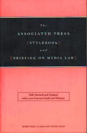 Tapa de The  Associated Press Stylebook and Briefing on Media Law