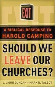 Tapa de Should we leave our churches?