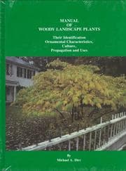 Tapa de Manual of woody landscape plants