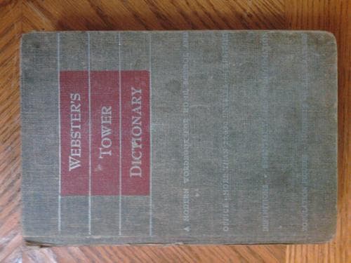 Tapa de Webster's tower dictionary