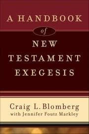 Tapa de A handbook of New Testament exegesis