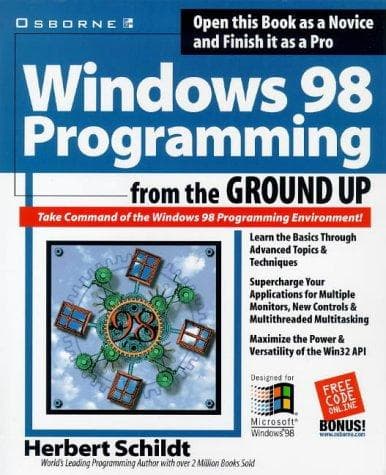 Tapa de Windows 98 programming from the ground up