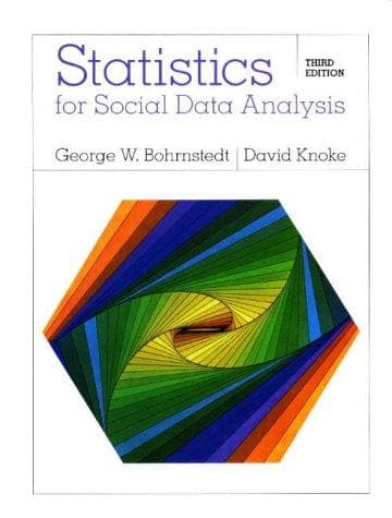 Tapa de Statistics for social data analysis
