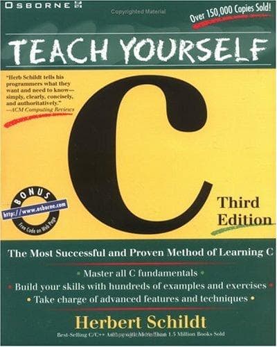 Tapa de Teach yourself C