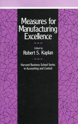 Tapa de Measures for manufacturing excellence