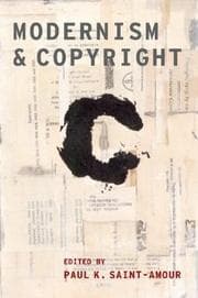 Tapa de Modernism and copyright