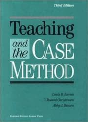 Tapa de Teaching and the case method