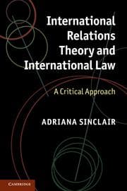 Tapa de International relations theory and international law