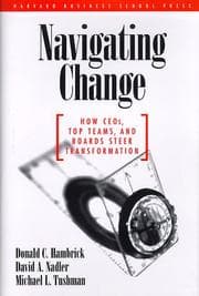Tapa de Navigating change