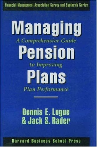 Tapa de Managing pension plans